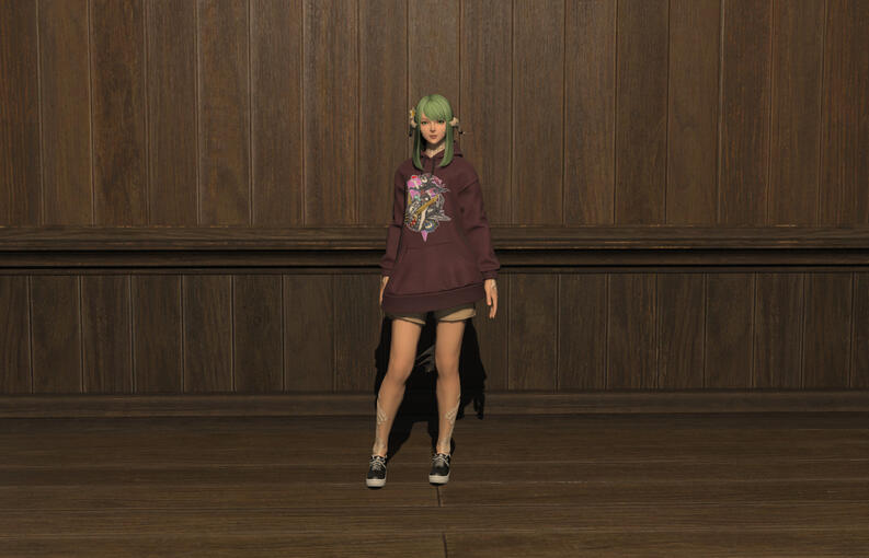 A5: Oversized Succubus Hooded Tunic
