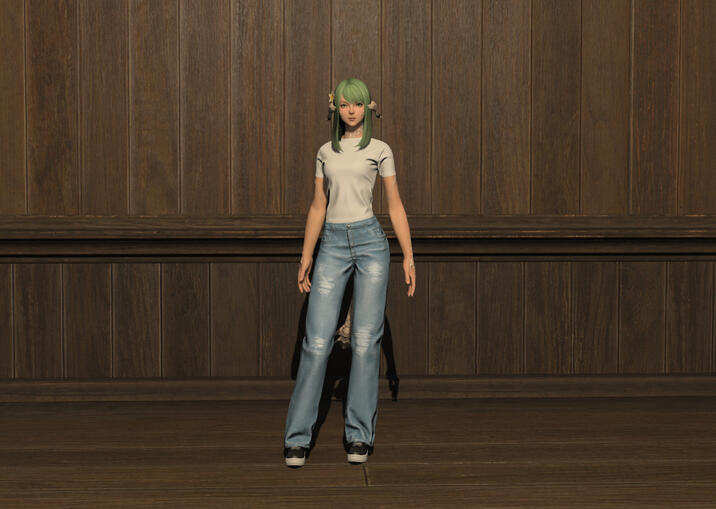 B4: Worn Twill Trousers